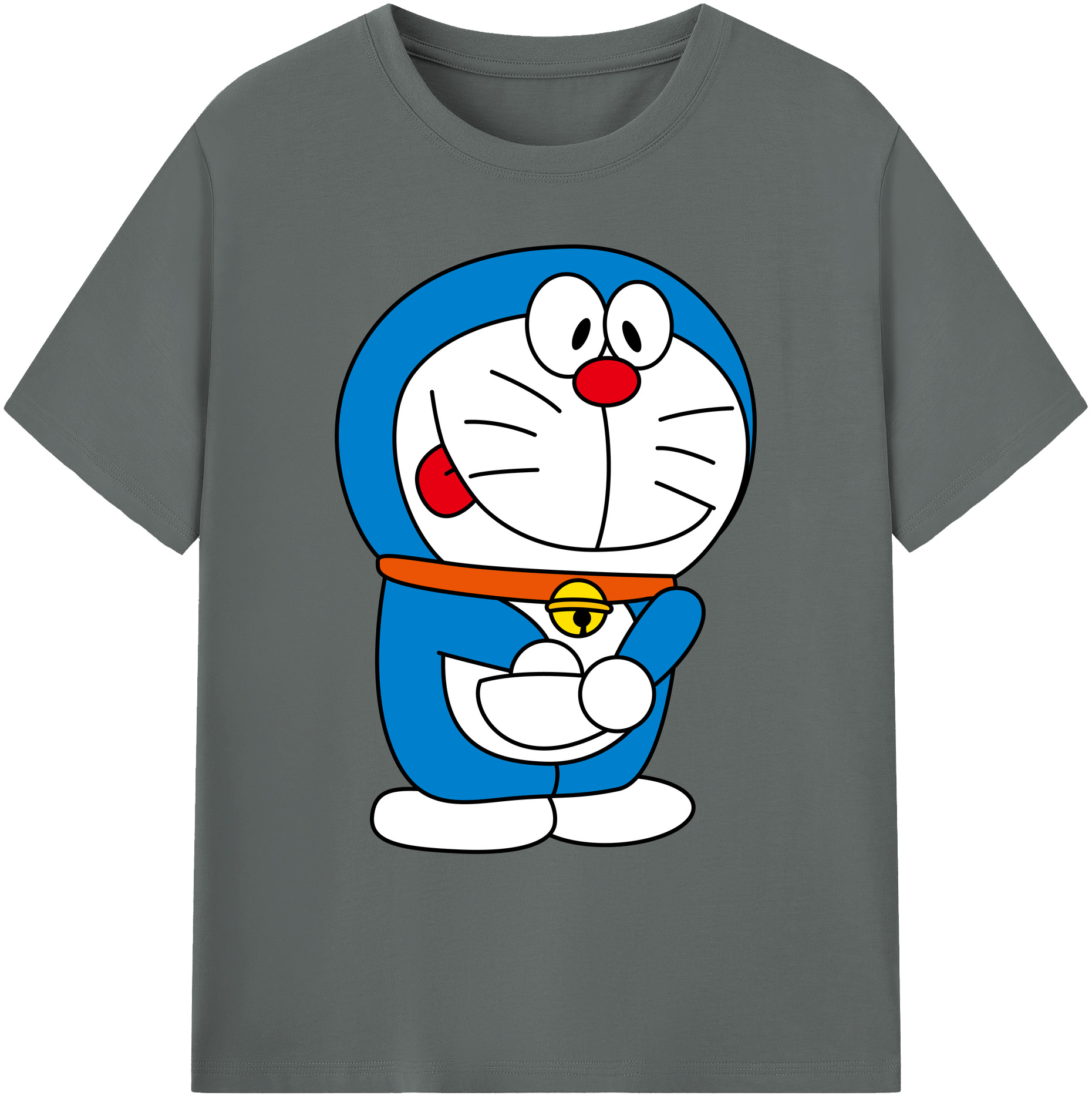 （画像用） ドラえもん Doraemon 綿100％ メンズ半袖Tシャツ｜肌触りやわらか＆通気性
